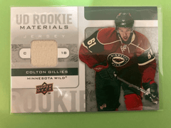 2008-09 Upper Deck UD Rookie Materials Colton Gillies #RM-GI Minnesota Wild Beige